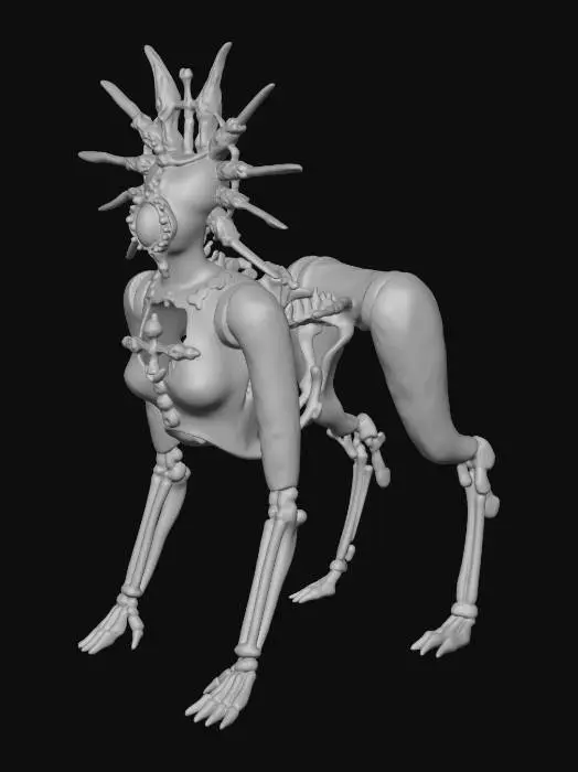 3D model for Clockwork Sentinel