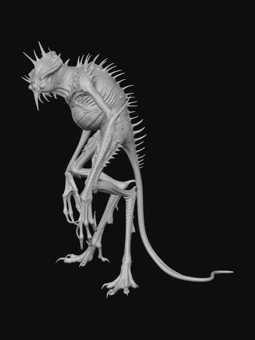 3D model for Alien Stalker