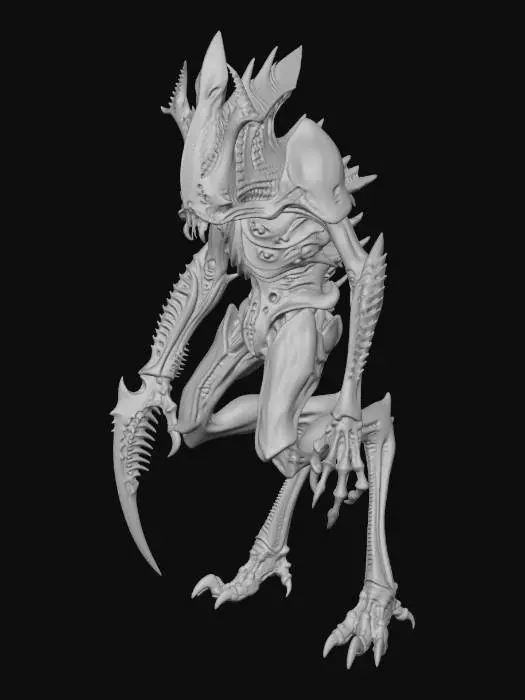 3D model for Chitinous Sentinel