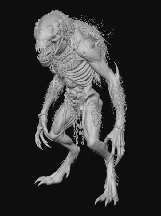 3D model for Grotesque Horror Beast