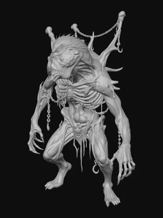 3D model for Chainbound Abomination