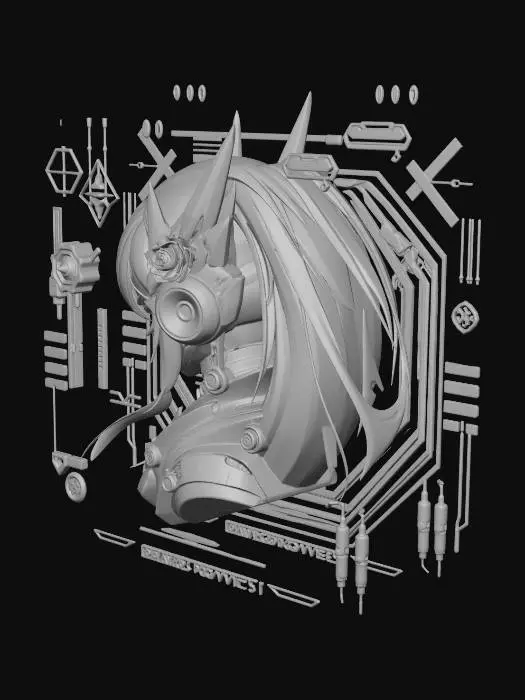 3D model for Romance Negative 5:1