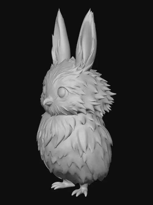 3D model for Cotton Puff Bunny
