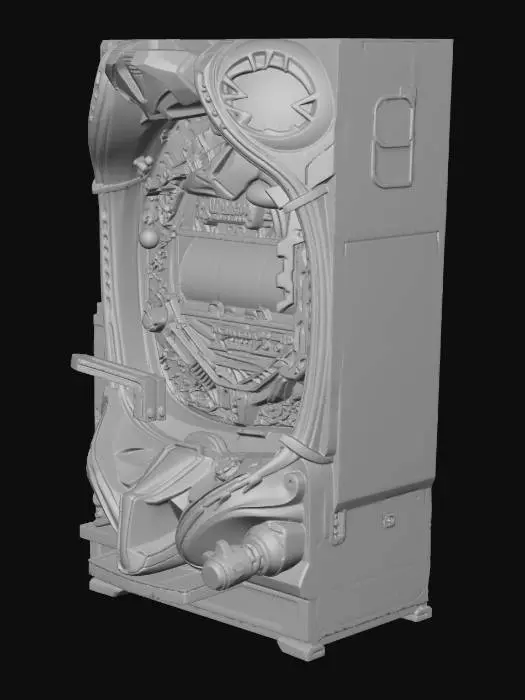 3D model for Lucky Weapon Neon Slot Machine