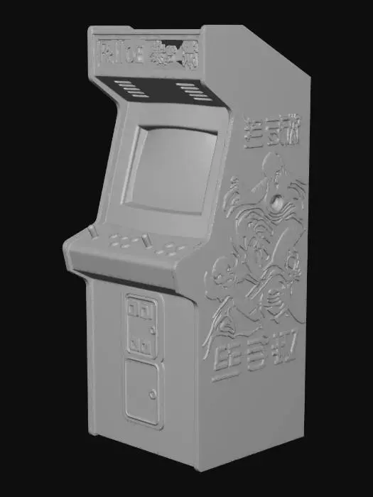 3D model for Neon Zombie Arcade Cabinet