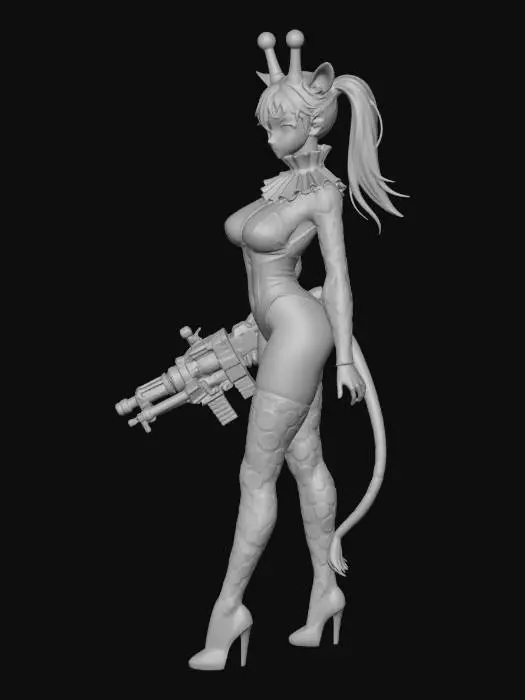 3D model for Giraffe Gunner