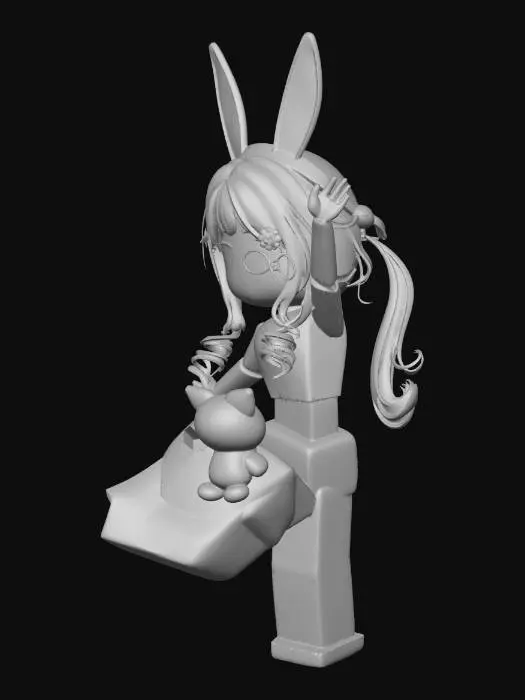 3D model for Bunny-Eared Princess