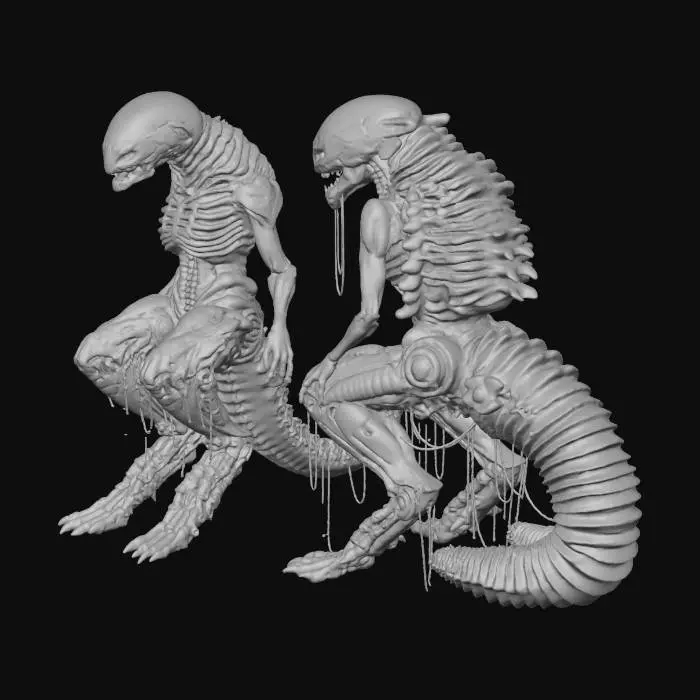 3D model for Alien Sentinel