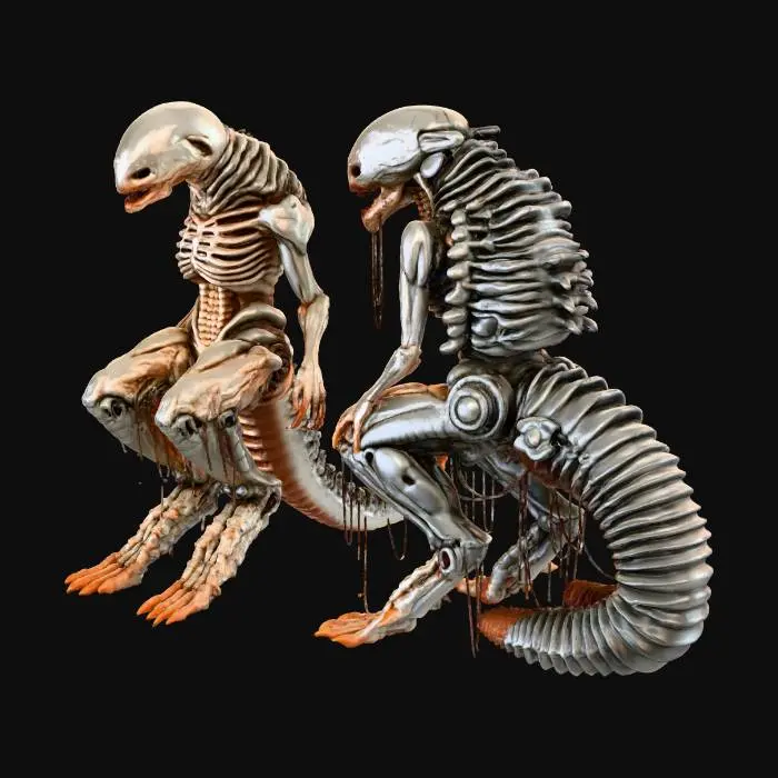 3D model for Alien Sentinel