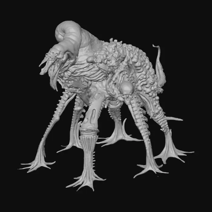 3D model for Hallway of the Grotesque