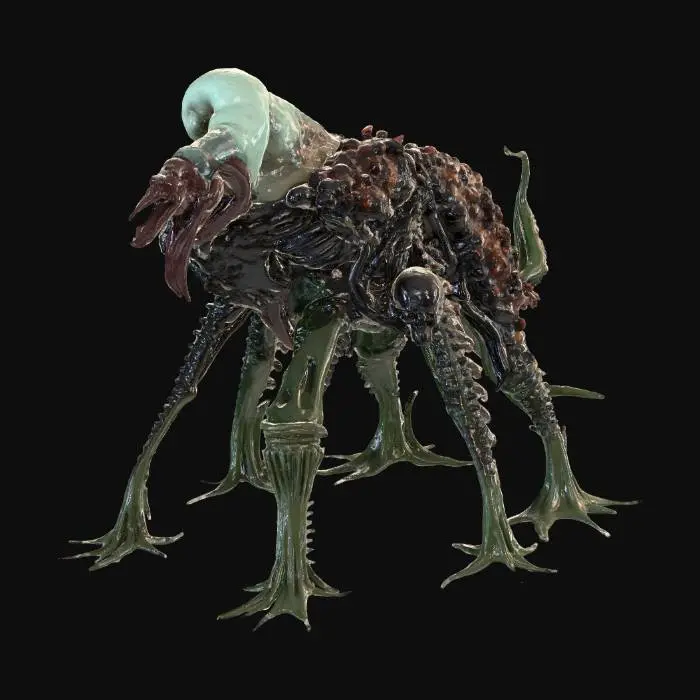 3D model for Hallway of the Grotesque