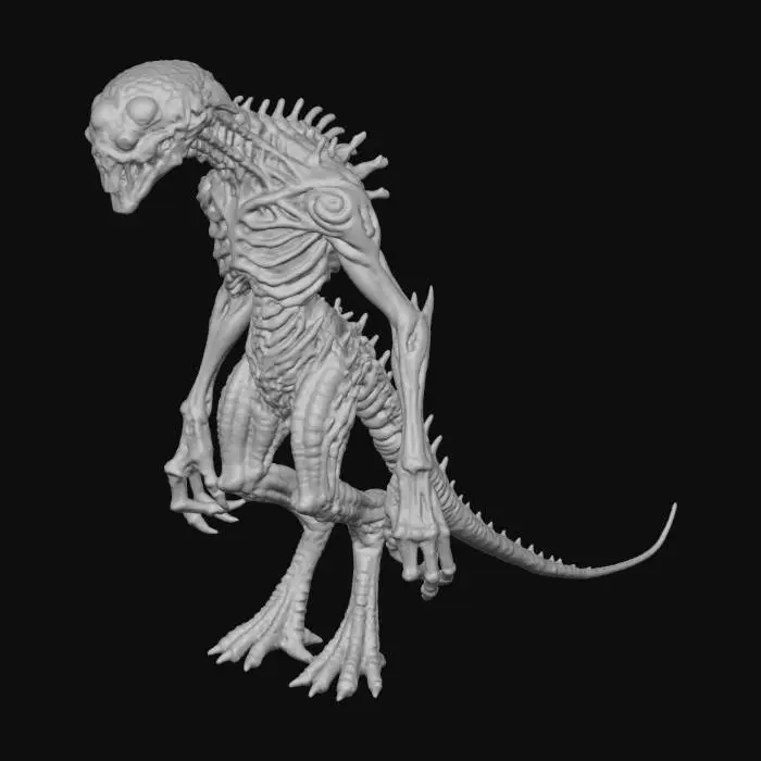 3D model for Alien Horror Behemoth