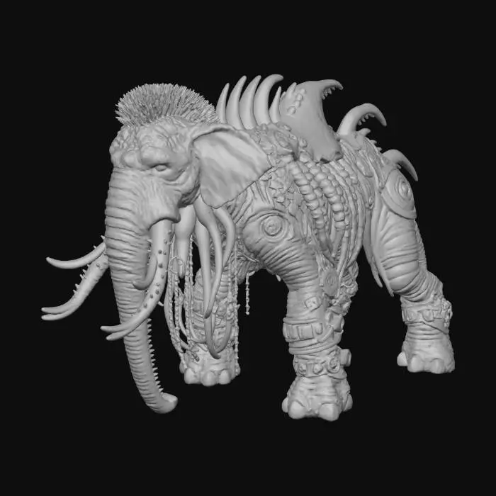 3D model for Cyber-Elephant of the Apocalypse