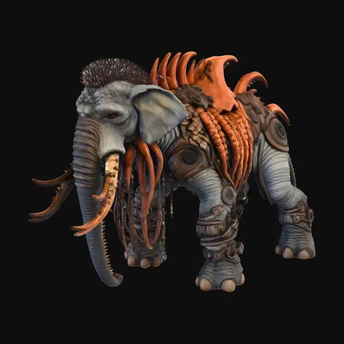 3D model for Cyber-Elephant of the Apocalypse