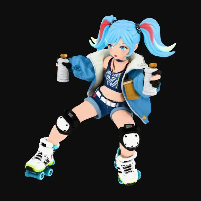 3D model for Skater Spray Adventure