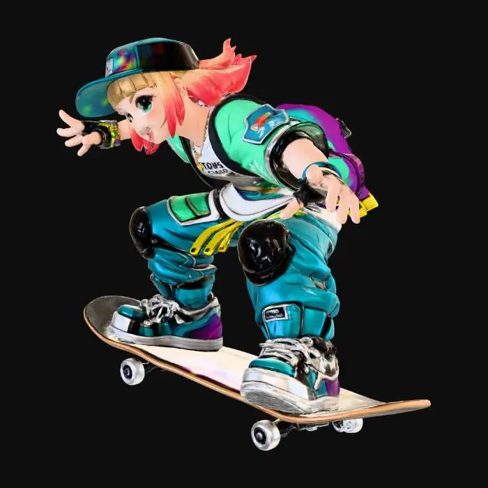3D model for Skateboard Adventure