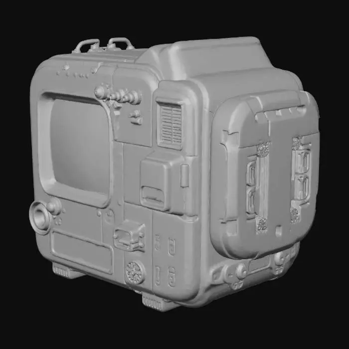 3D model for Retro Tech Device BRIGDE 異常