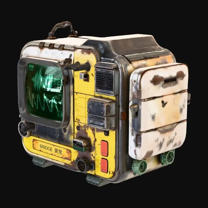 3D model for Vintage Signal Analyzer