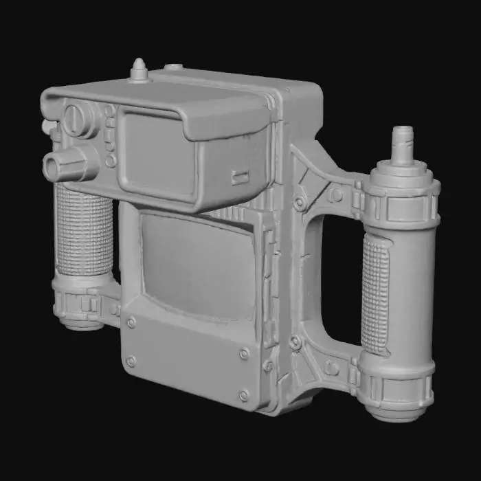 3D model for Retro Handheld Radar Device