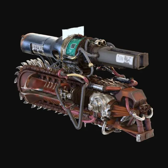 3D model for Cyberpunk Chainsaw Mechanism BRIDGE 異常