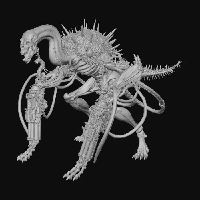 3D model for Undead Cyborg Beast 橋 Andree