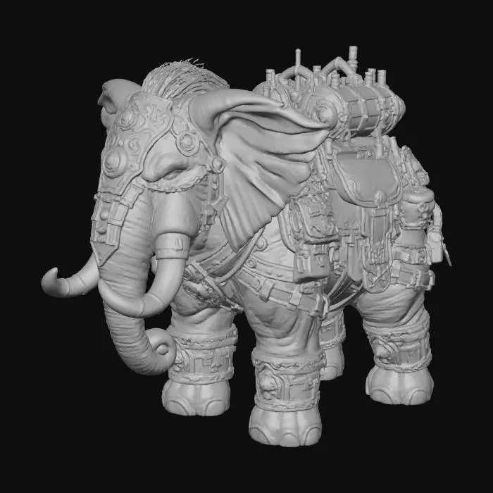 3D model for Elefant_z_Bridged