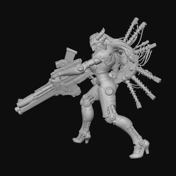 3D model for Cyber Valkyrie