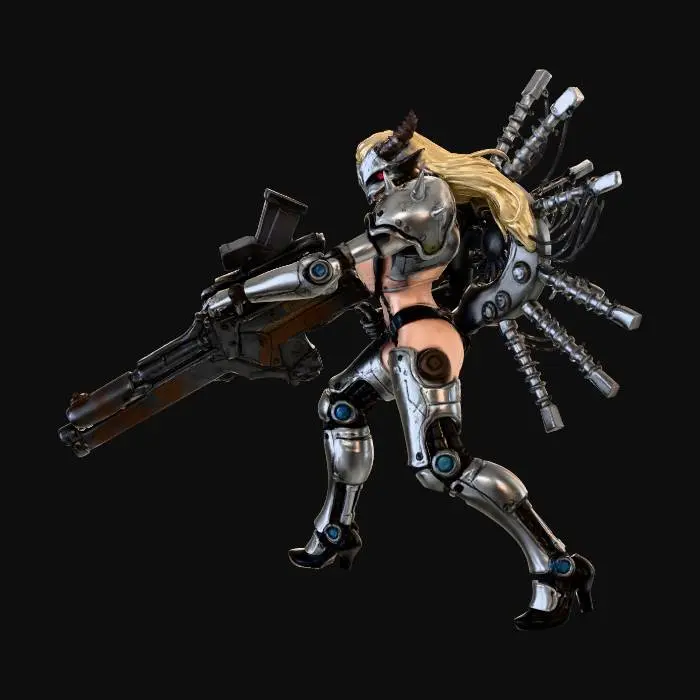 3D model for Cyber Valkyrie
