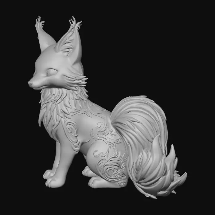 3D model for Ethereal Fox in Winterland