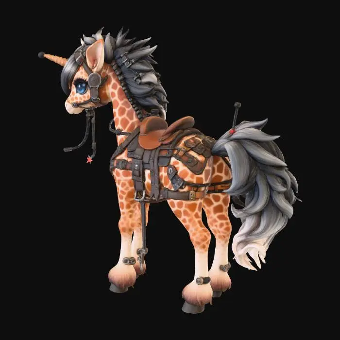 3D model for Giraffe Pony Convergence