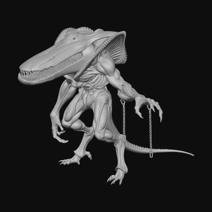 3D model for Creature of the Abyss
