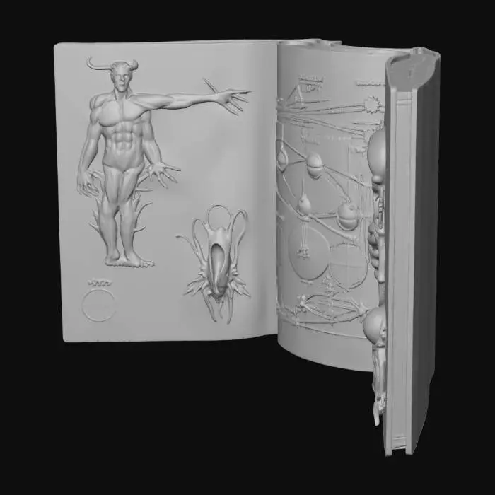 3D model for Monstrous Codex of Cosmic Anatomy