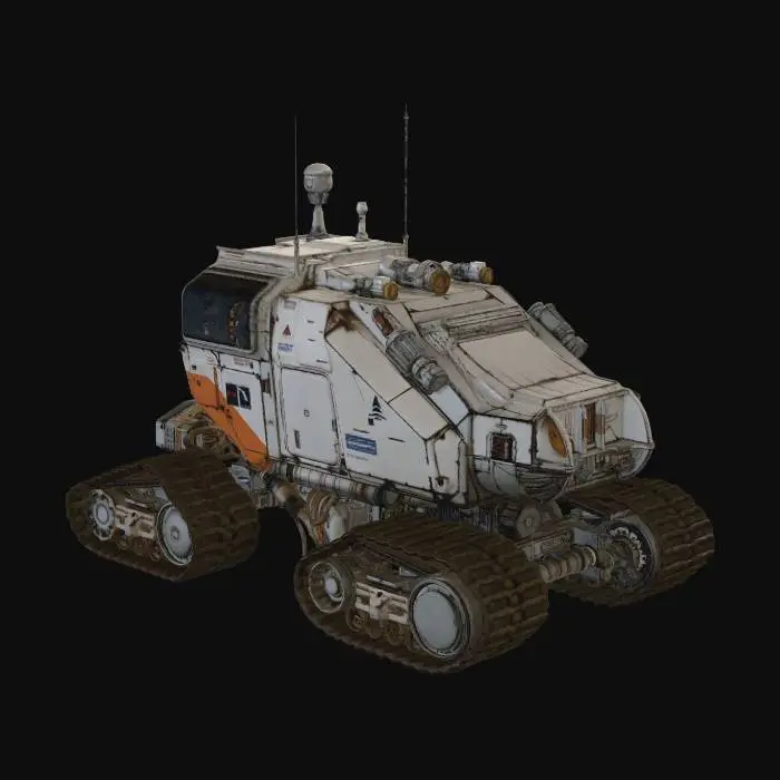 3D model for Rugged Mars Rover Prototype