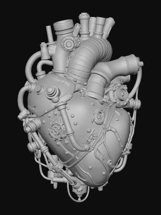 3D model for Steampunk Heartbeat