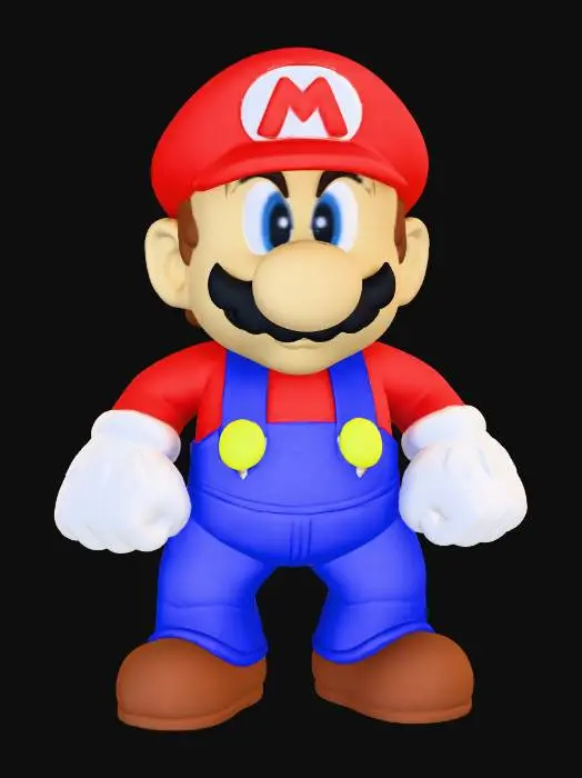 3D model for Mario 64 Character Model