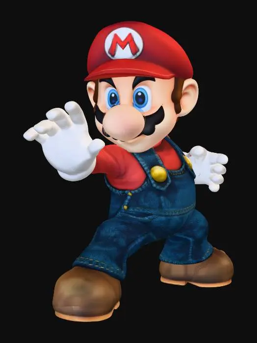 3D model for Super Smash Bros