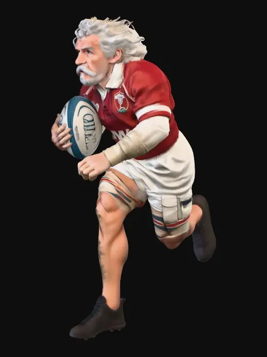 3D model for Rugby Veteran in Motion