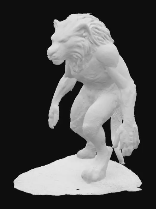 3D model for Lionman Statue