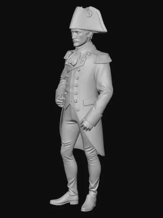 3D model for Ultra Realistic Napoleon Bonapart(French General) Model T Pose.