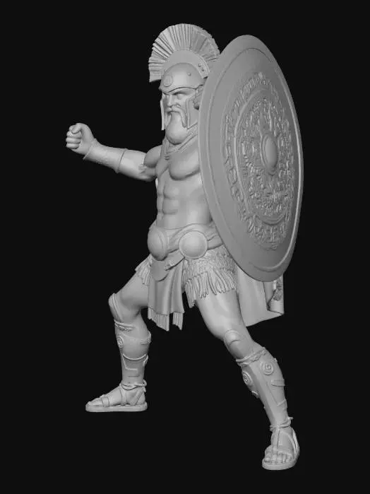 3D model for Ultra Realistic, full body, T-Pose, Hannibal Barca of Carthage(Commander fighting with SPQR) Model, real face. No Item. No floor covering. He wear helmet on his head.
