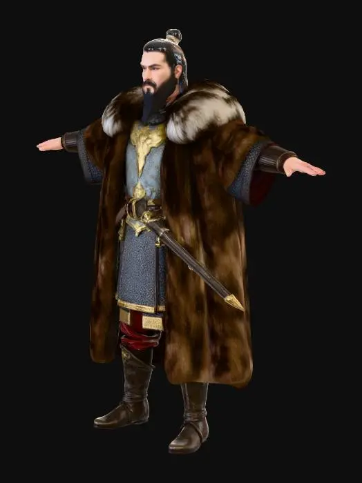 3D model for Gengis Khan-Meshy 6