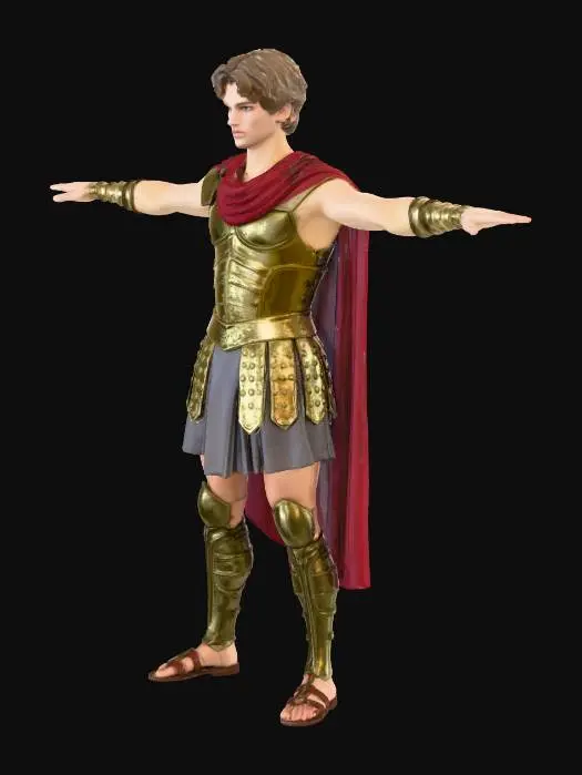 3D model for Alexander the Great- Meshy 6