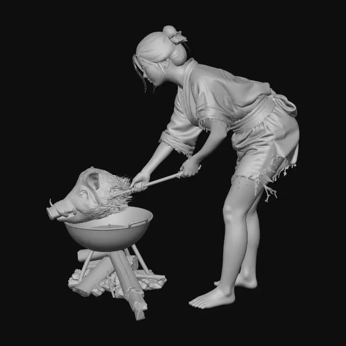 3D model for Feast of the Boar