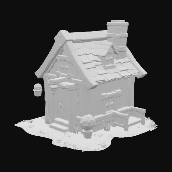 3D model for Whimsical Cottage