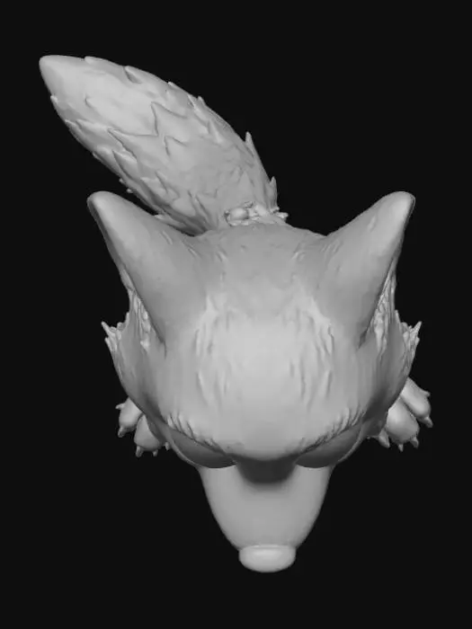 3D model for Fox Character Standing