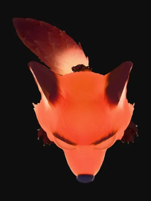 3D model for Fox Character Standing