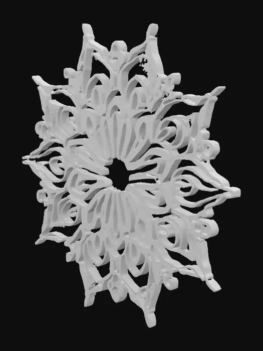 3D model for Mandala Blossom