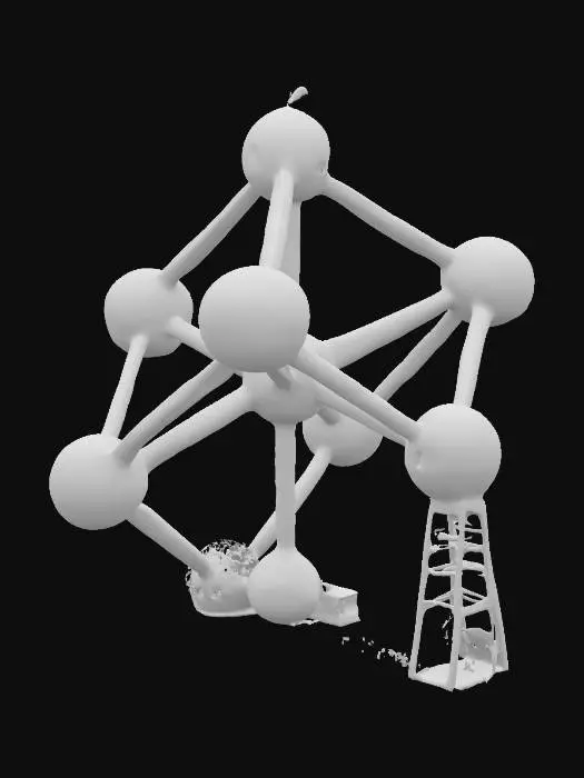 3D model for [Brussel] Belgische Atomium, #AroundTheWorld#