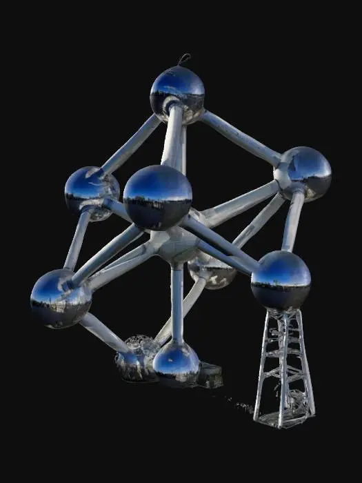 3D model for [Brussel] Belgische Atomium, #AroundTheWorld#