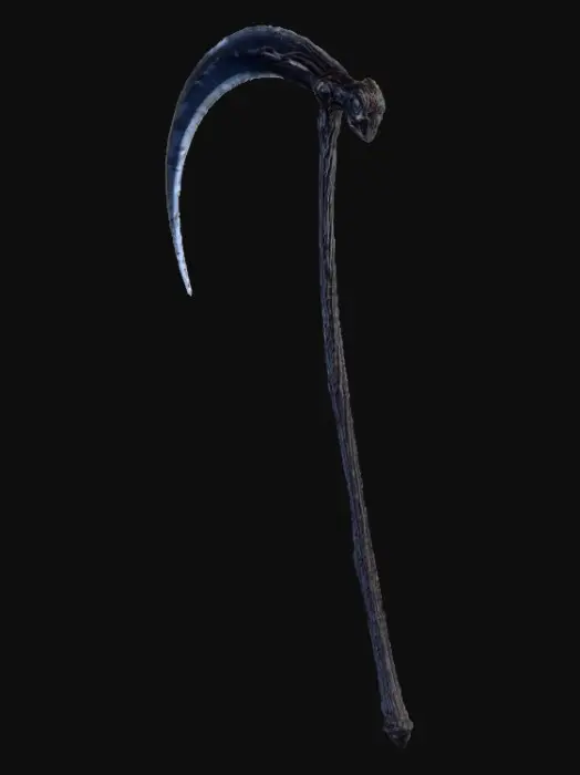 3D model for create a harvester scythe, like the grim reapers scythe